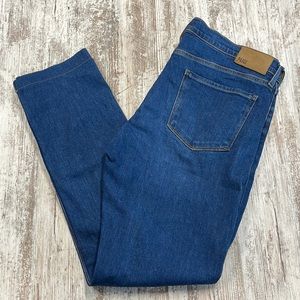 35 X 31 // Paige Men's Federal Slim Straight Leg Jeans Lucero Blue